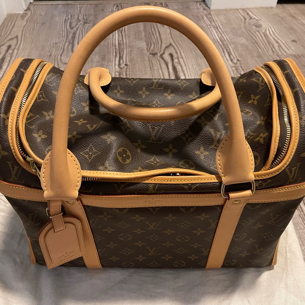 Authentic Louis Vuitton Monogram Pet Carrier
